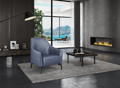 Moderní křeslo ve stylu lounge z luxusních designových kousků do obývacího pokoje