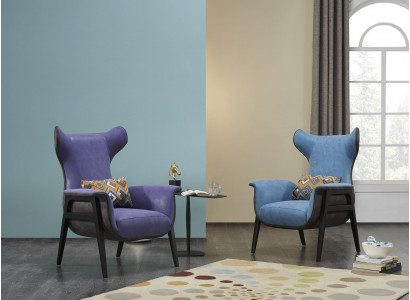 Křeslo Textilie Obývací pokoj Lounge Luxus Design Nábytek Židle Moderní
