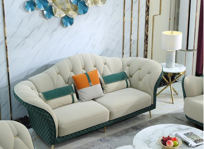 Tříosobová designová pohovka 3 místa gauč Čalouněná souprava Sedací souprava pohovek