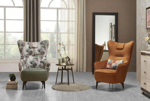 Luxusní návrh nábytku židle Moderní design Dekorační křesla Textilní obývací pokoj