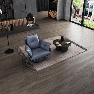 Křeslo Design Šedý Kov Relaxační Klub Lounge Jediného Sedadla Potah Látka Kožený