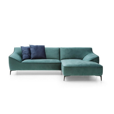 Ecksofa L-Form Wohnlandschaft Sofa Couch Polster Ecke Garnitur Stoff Sofas Neu