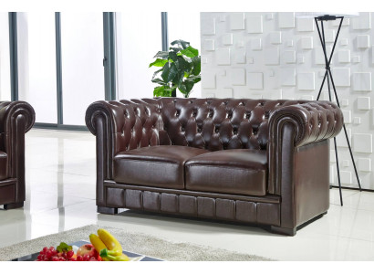 Design dvousedák Lounge nábytek 2-sedadlová pohovka křeslo vyplněné klubové pohovky pohovka.