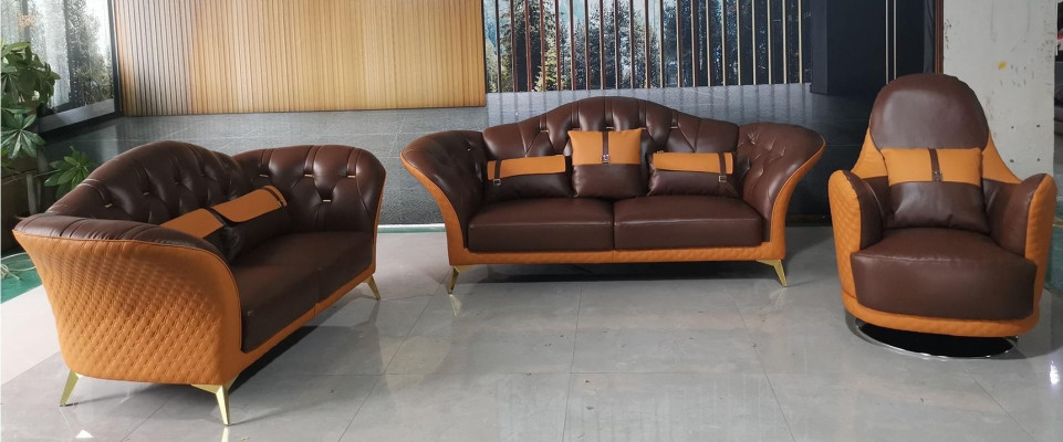 Sofa set 3+2+1 sedadlo obývací souprava Pohovka Křeslo Potahová souprava Kožená pohovka