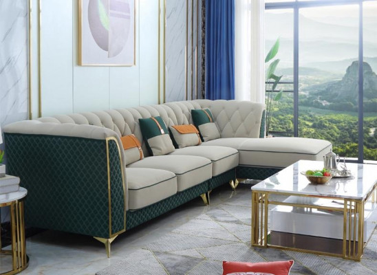 Design rohová sedací souprava LForm Kožená pohovka Pohovka Obývací souprava Souprava Design Moderní Pohovky