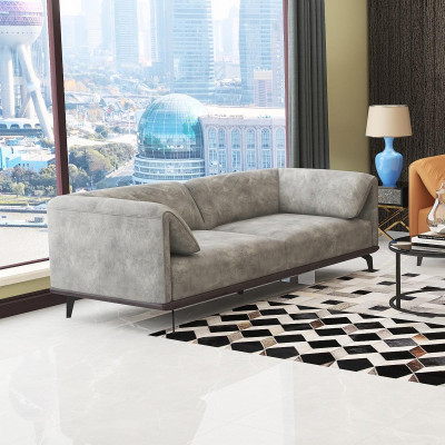 Sedací souprava 3+2+1 Kožená pohovka Pohovka Obývací souprava Design Moderní pohovka