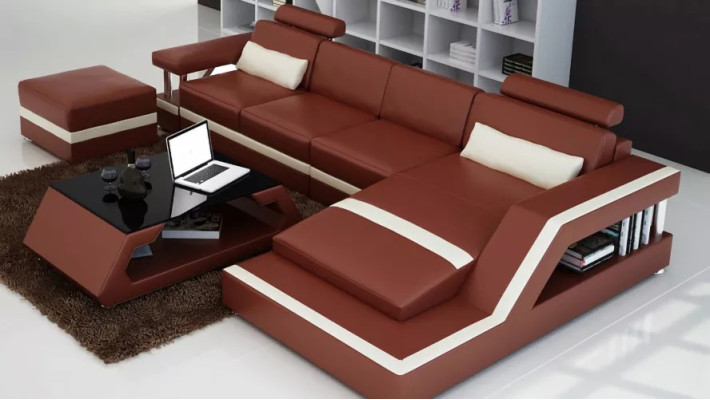 Ledersofa Ecksofa L Form Modernes Sofa Ledersofa Ecksofa Polster