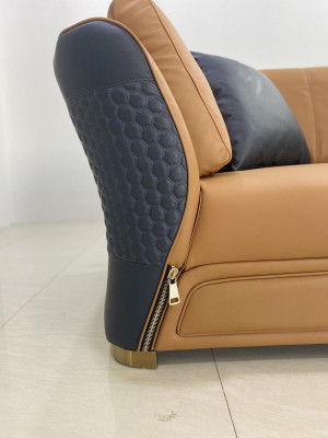 Sofa třímístná sedací souprava, čalouněná designový sedák, sedací soupravy, dekorace pokoje, nábytek moderní