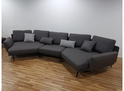 Ecksofa LForm Wohnlandschaft Sofa Couch Polster Sofas Garnitur Ledersofa Couchen