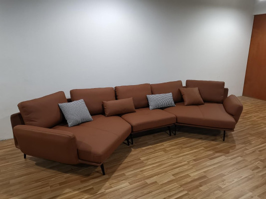 Ecksofa LForm Wohnlandschaft Sofa Couch Polster Sofas Garnitur Ledersofa Couchen