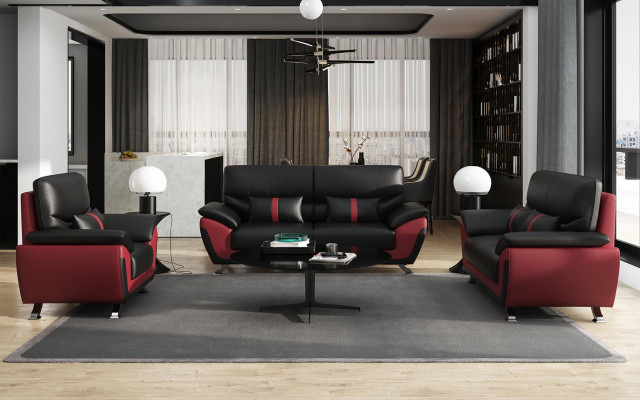 Obývací pokoj Polstergarnitur 3+2+1 Míst Moderní pohovka.