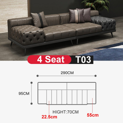 Obývací pokoj Pohovka Potahové Pohovky Nový Čtyřmístný Nový Designový Sofa 4-místný