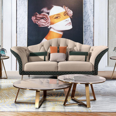 Sofáová souprava Designový gauč Kožený gauč 3+2+1 Sedák Moderní gauč