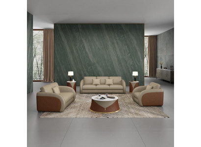 Sofa sestava sedacího nábytku 3+1+1 křeslo Design potahové pohovky moderní.