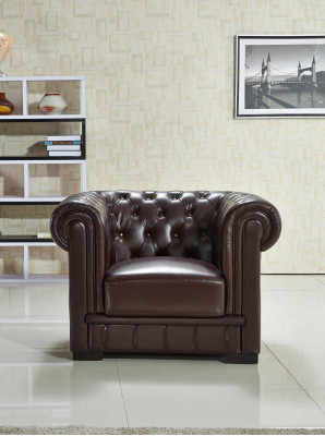 Sofa set 3-místná pohovka potah kůže relaxační obývací pokoj