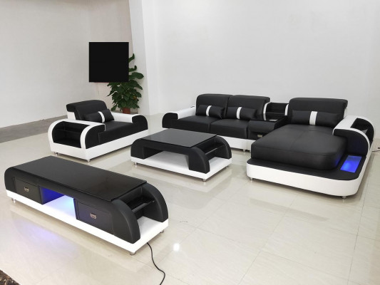 Rohová sedací souprava Pohovka Pohovky Konferenční stolek Design obývací zóny Sedací soupravy Nové