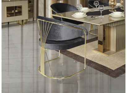 Židle černá Luxus Jídelní prostor krásné nábytek Design elegantní židle moderní dřevo