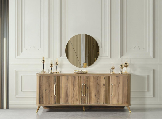 Elegantní designová konzole dřevěné komody skříň konzolový stůl