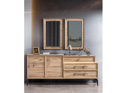 Skříň s šuplíky Side Low Board Nová Komody Designer Elegance Luxus Skříně Dřevo