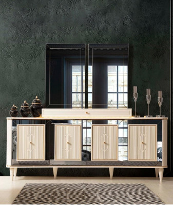Komoda skříň Side Low Board Nová Komody Designéři Luxury Skříně Dřevo