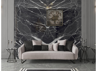 Sofa 3místná béžová sedací souprava styl luxus obývací pokoj moderní design potahová látka nová