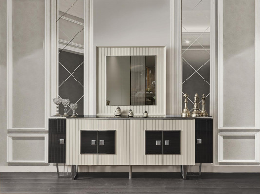 Komody Regál Konzole Nábytek Sideboard Italský styl Komoda Skříň Luxus