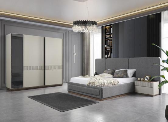 Šatní skříň Skříň Luxus Dřevo Skříně Design Nábytek Ložnice Bílý