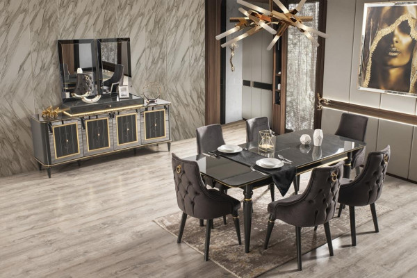 Regál Obývacího pokoje Design Nová Luxusní Konzolová skříň Sideboard Dřevo