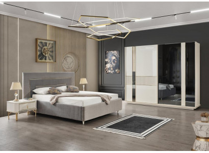 Šatní skříň Skříň Luxus Dřevo Skříně Design Nábytek Ložnice Bílá