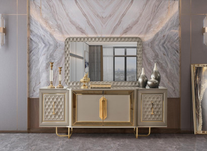 Kredence skříň Side Low Board Nové komody Designéři Luxury skříně dřevo