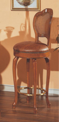Barová židle Design Taburet Pultová židle Barová židle hnědé kožené luxusní polstrovaní Bary.