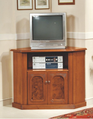Hnědá TV skříň Luxus hnědý komod Living room furniture skříně Regály Dřevo