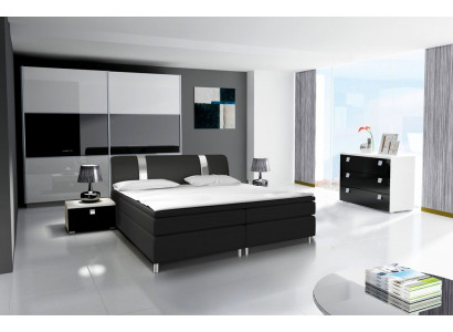 Design ložnice Moderní sestavy Kompletní skříň postel komoda noční stolek