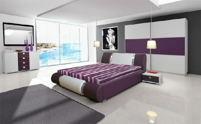 Vodní postel Postel Postele Manželská postel Kruhová postel Manželská postel Kožená Design Polstr Nový Riva
