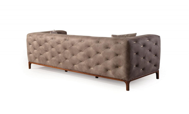 Chesterfield Design Sofa Pohovka Moder Pohovka Upholstered Couches Modernní sestava sof 3+3+1 Set
