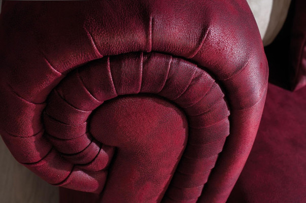 Chesterfield Sofa Pohovka Garnitura Sedačková sestava Čalouněný obývací pokoj Set 3+3+1
