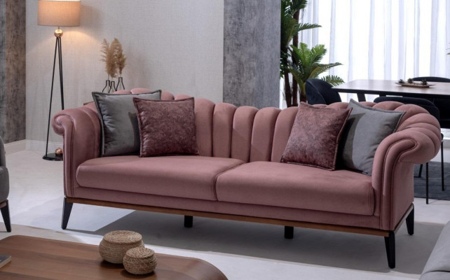 Sofagarnitur Couch Polster 3311 Sitzer Set Design Sofas Polster -> Sedací souprava pohovka čalounění 3311 sedadelný set designové pohovky čalounění