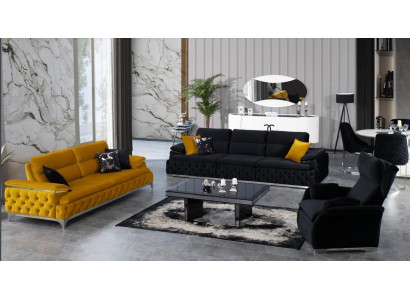 Sedací souprava 3+3+1 sedáků Pohovka Křeslo Čalouněný nábytek Sofy