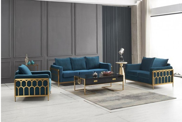 Obývací pokoj Design Pohovka Sedací souprava 3+2+1 Sedačka Moderní sedací souprava
