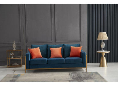 Sofa set 3+2 seaters Design Sofas Upholstered Couches Textile Relax Suites