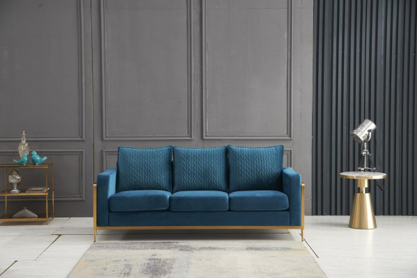 Třísedací pohovka s potahem, designová pohovka, moderní sedací dekorativní pohovky, nábytek do pokoje.
