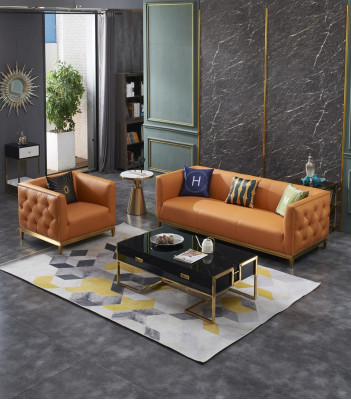 Křeslo Design Pohovka Sedadlo Kožený Lounge Dekor Klub Potah Luxus Uši