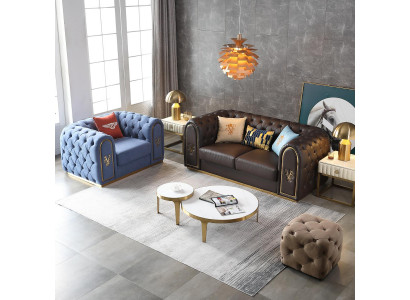Sofa set 3+1 místný Klasická obývací souprava Pohovka Gauče Sedací soupravy Polstrování