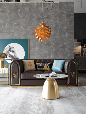 Třímístná designová pohovka 3místná relaxační pohovka čalouněná pohovka Chesterfield Nová