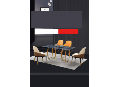Jídelní stůl skupina stolů jídelního pokoje obývacího pokoje dřevo garnitury design