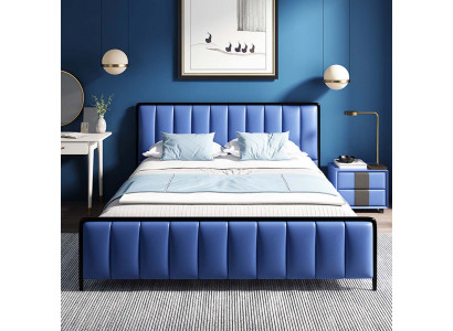Design manželská postel z kůže postele postel kůže ložnice čalounění manželství 180x200