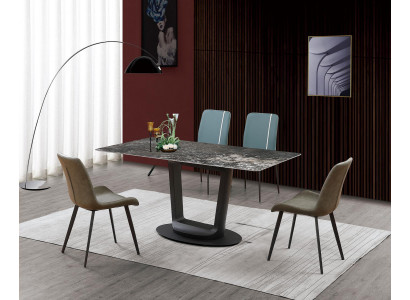Luxusní stůl Jídelní stůl Stoly Design Nerezový nábytek Jídelna 180x90