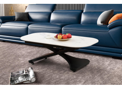 Konferenční stolek Designové stoly Sloupové stoly Luxusní obývací pokoj nábytek 140x80