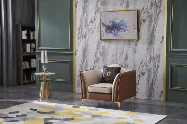 Křeslo klubovního lounge designéra s čalouněním pohovka 1-sedadlový televizní nový