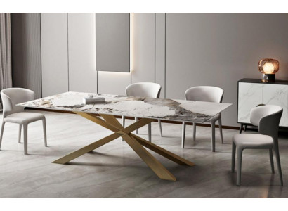 Designové židle pro jídelnu 180x90cm, nábytek stůl, jídelní stůl nerezové nohy x